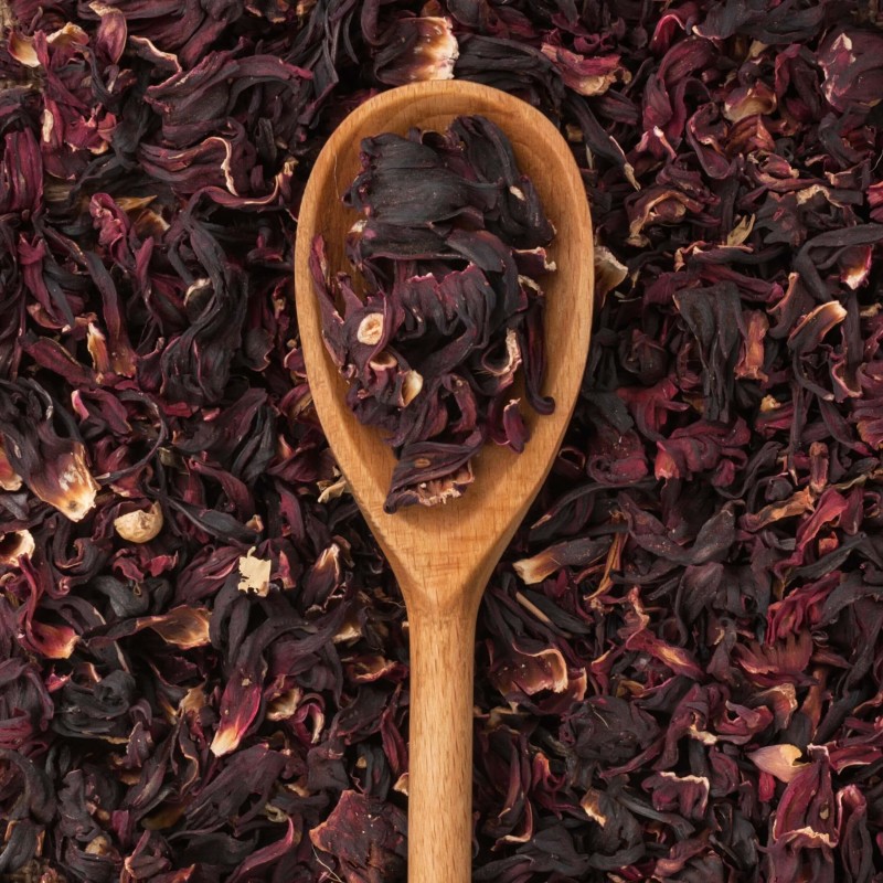 Hibiskus kwiat suszony herbata Malwa Sudańska kwiaty