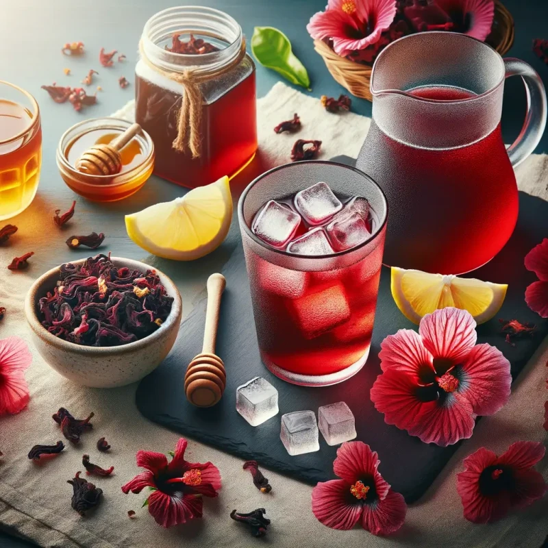 Hibiskus kwiat suszony herbata Malwa Sudańska kwiaty