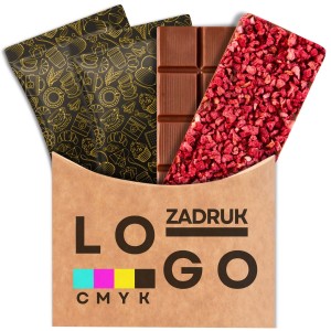 Box prezentowy zestaw herbata kawa czekolada prezent dla firm upominek z nadrukiem