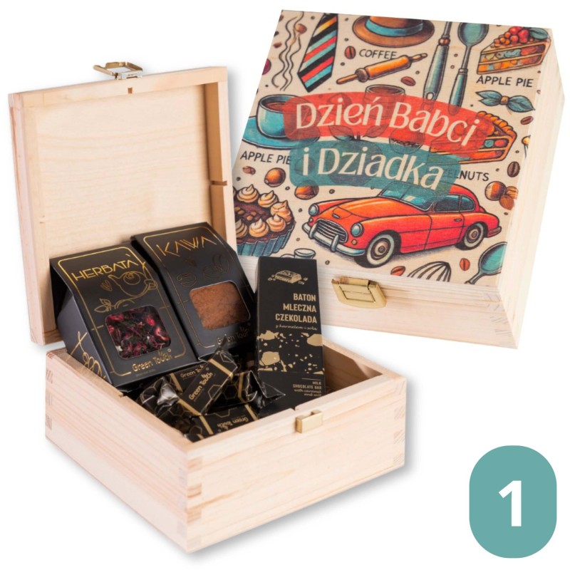 Prezent na dzien babci i dziadka skrzynka zestaw herbata kawa slodycze z nadrukiem (8).jpg