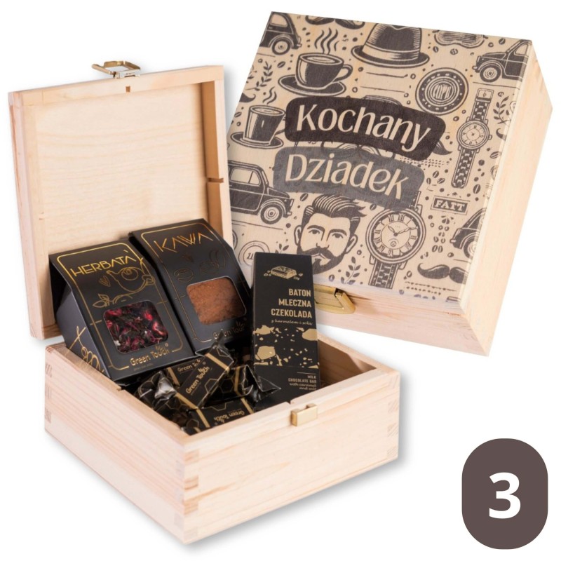 Prezent na dzien babci i dziadka skrzynka zestaw herbata kawa slodycze z nadrukiem (10).jpg