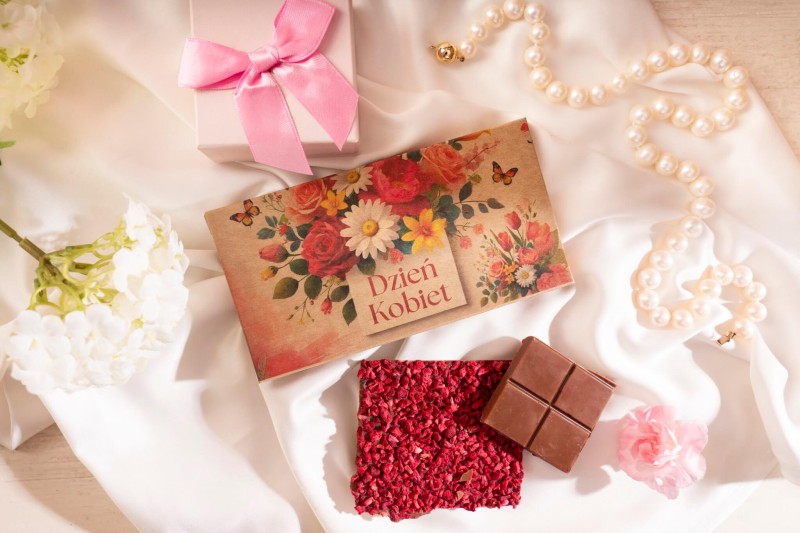 prezent na dzien kobiet walentynki upominek czekolada mleczna 50 g kraftowa z nadrukiem (4).jpg