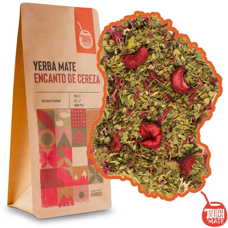 Yerba Mate Green Touch Mate Encanto de Cereza 500 g wisniowa naturalna (8).jpg