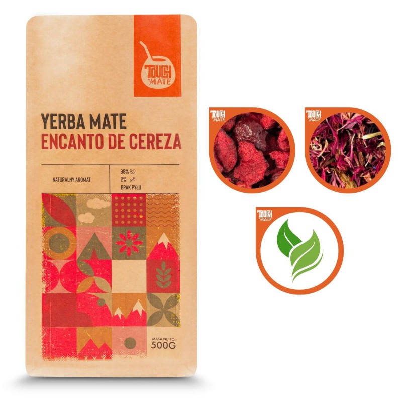 Yerba Mate Green Touch Mate Encanto de Cereza 500 g wisniowa naturalna (9).jpg