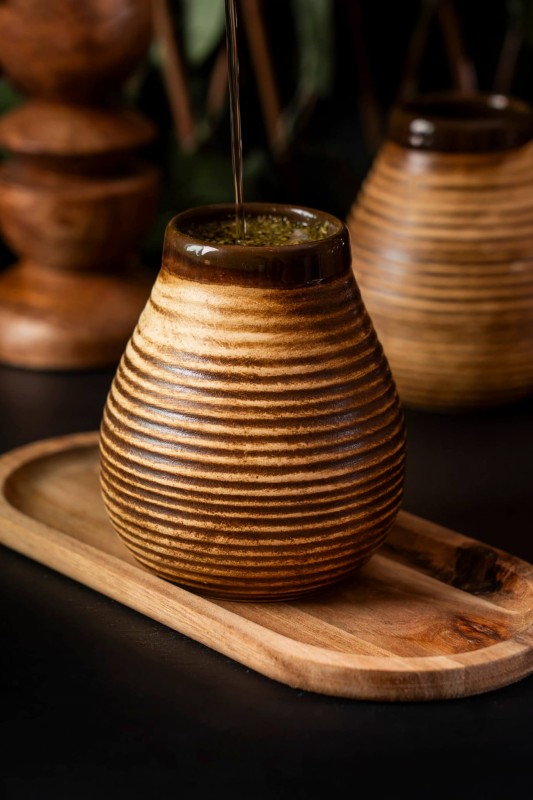 Matero tykwa ceramiczna do yerba mate 330 ml polska ceramika szkliwiona