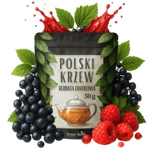 Polski krzew 50 g - herbata owocowa z aronii i czarnego bzu