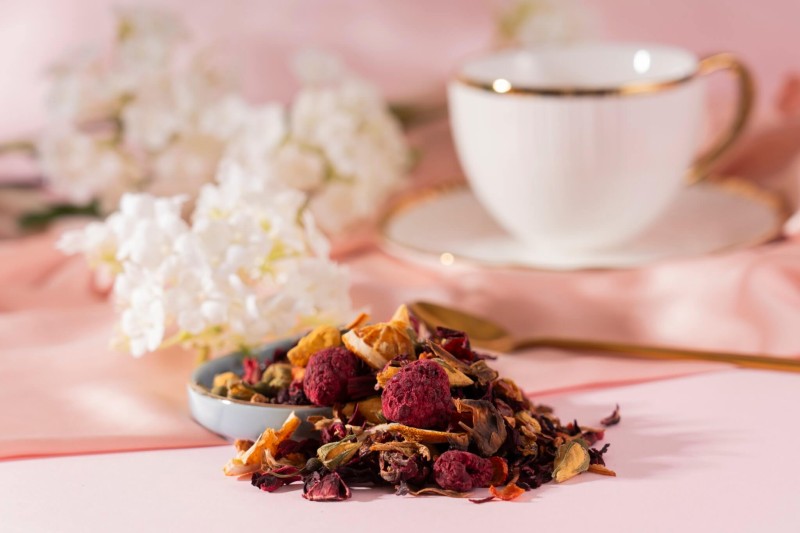 Herbata owocowa Pomarańczowy Dotyk 50 g z owocami i białym hibiskusem