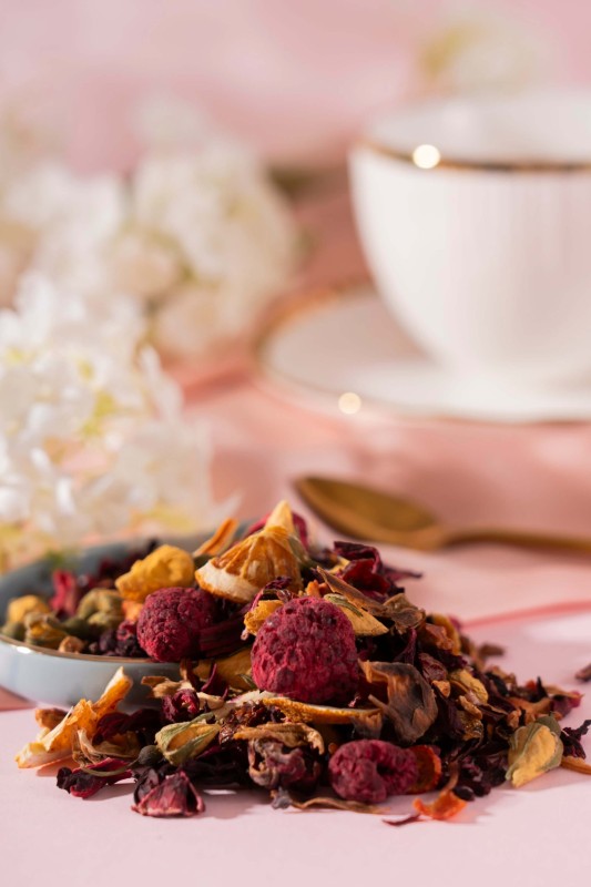 Herbata owocowa Pomarańczowy Dotyk 50 g z owocami i białym hibiskusem
