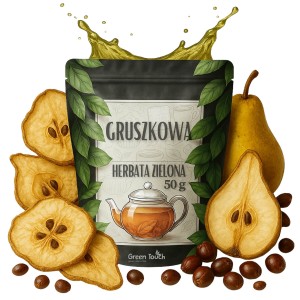 Gruszkowa 50 g herbata zielona z suszoną gruszką i guaraną