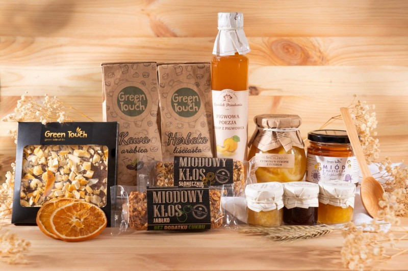 Mega zestaw prezentowy duży kosz box polski herbata kawa miód syrop cytryny (5).jpg