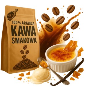 Kawa smakowa creme brulee deserowa śmietankowa 1 kg