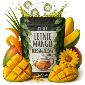 Ice Tea Letnie Mango 50 g herbata zielona do herbaty mrożonej orzeźwiająca