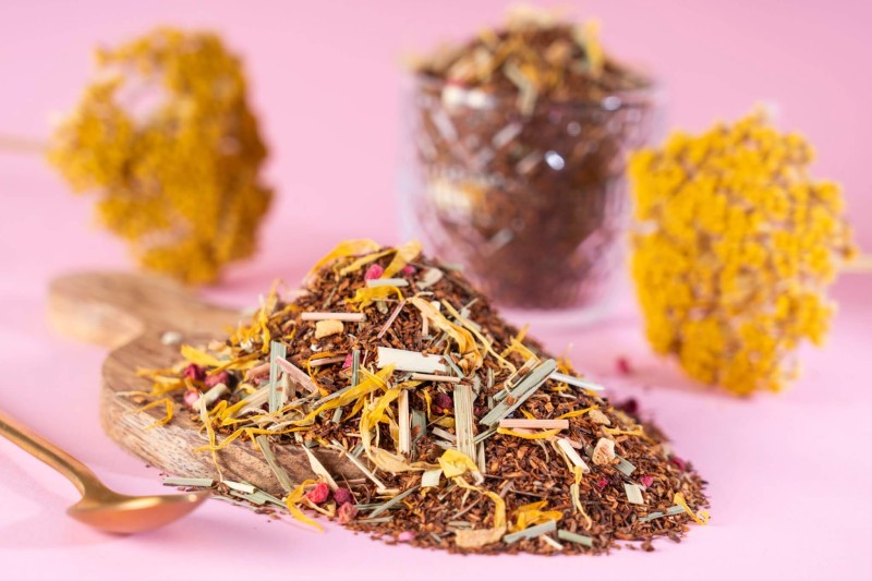 Ice Tea Lemon Fresh 50 g herbata rooibos ice tea do herbaty mrożonej cytryna malina