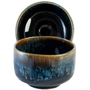 Czarka do herbaty matcha japońska ceramiczna Cup Blue Kozan oryginalna