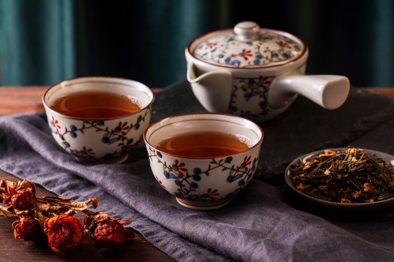 ZESTAW DO HERBATY CZAJNIK zaparzacz czajniczek KYUSU JAPOŃSKI + CZARKI (6).jpg