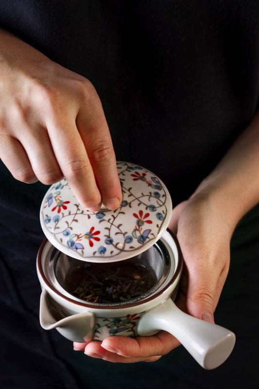 ZESTAW DO HERBATY CZAJNIK zaparzacz czajniczek KYUSU JAPOŃSKI + CZARKI (7).jpg