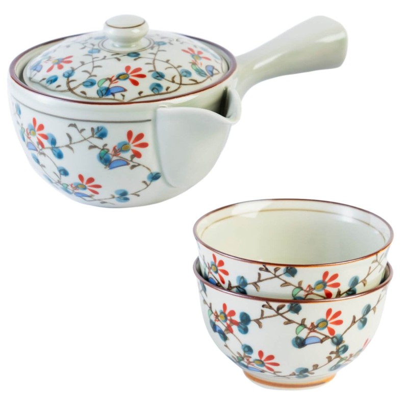 ZESTAW DO HERBATY CZAJNIK zaparzacz czajniczek KYUSU JAPOŃSKI + CZARKI (8).jpg