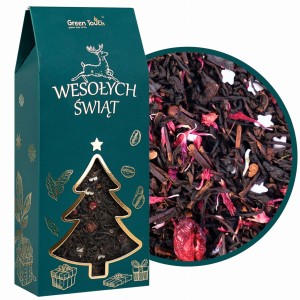 Herbata czarna świąteczna Wigilijny wieczór w pudełu na prezent 60 g