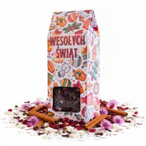 Herbata świąteczna czarna Wigilijny wieczór z owocami na prezent 60 g