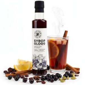 Syrop Winter Spiced Currants - Glogg grzaniec do herbaty zimowej 250 ml 100% naturalny