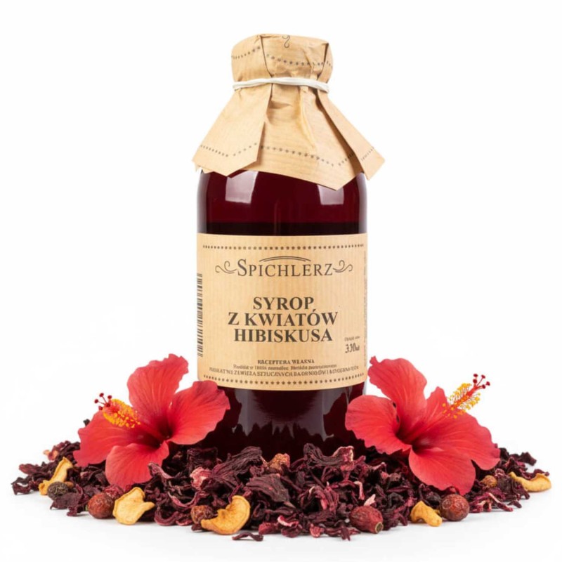 SYROP Z HIBISKUSA kwiat hibiskus do herbat drinków lemoniad naturalny 330ml (1).jpg