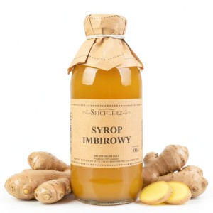 Syrop imbirowy 330 ml naturalny z imbiru do herbaty zdrowy