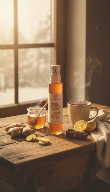 Syrop korzenny do herbaty i grzańca z miodem iskierka dziadunia 315 g (1).jpeg