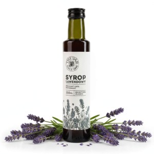 Syrop lawendowy 250 ml naturalny do herbaty lavender matcha latte z cukrem trzcinowym