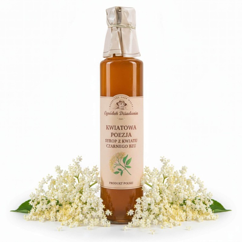 SYROP Z KWIATU CZARNEGO BZU 315 g DODATEK DO HERBATY NATURALNY Z KWIATÓW (1).jpg