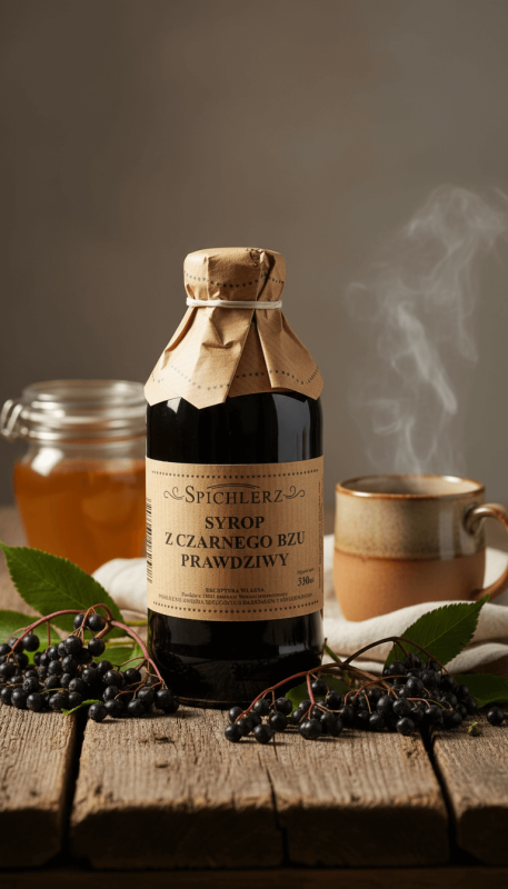 SYROP Z CZARNEGO BZU 330 ml DO HERBATY NATURALNY ODPORNOŚĆ ZDROWIE OWOC BZU (1).png