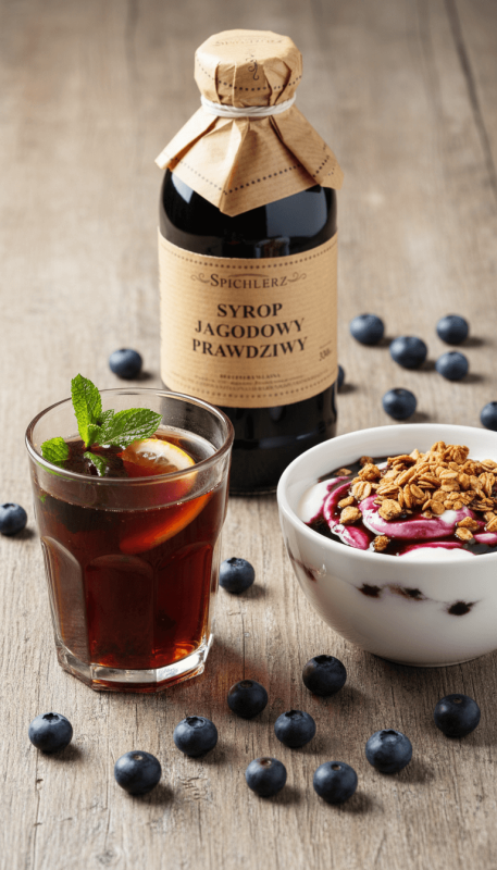 Syrop jagodowy 330 ml prawdziwy naturalny z jagód do herbaty jagodowej (2).png