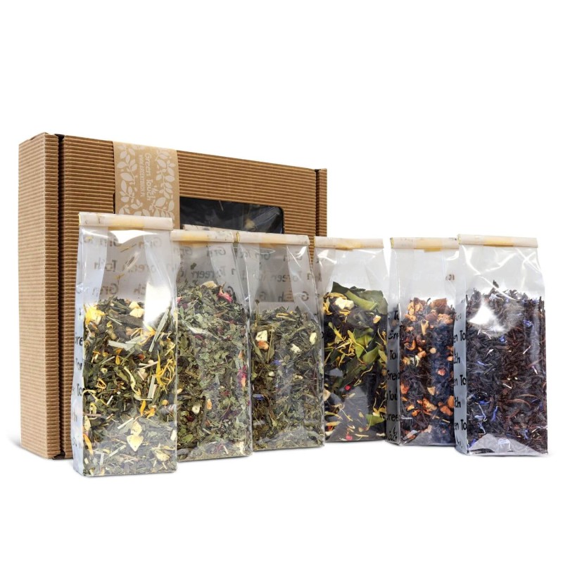 ZESTAW HERBAT NA PREZENT 6 sztuk liściaste upominek herbaty naturalne box (4).jpg