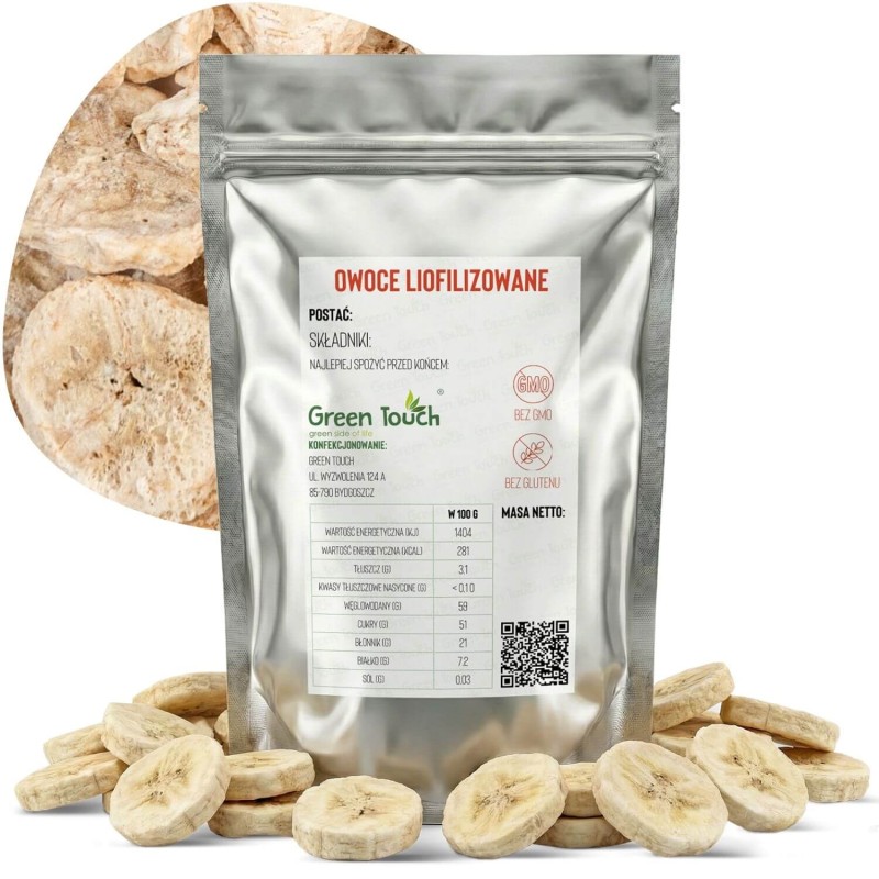 BANANY LIOFILIZOWANE plastry banan liofilizowany owoce słodkie świeże (3).jpg