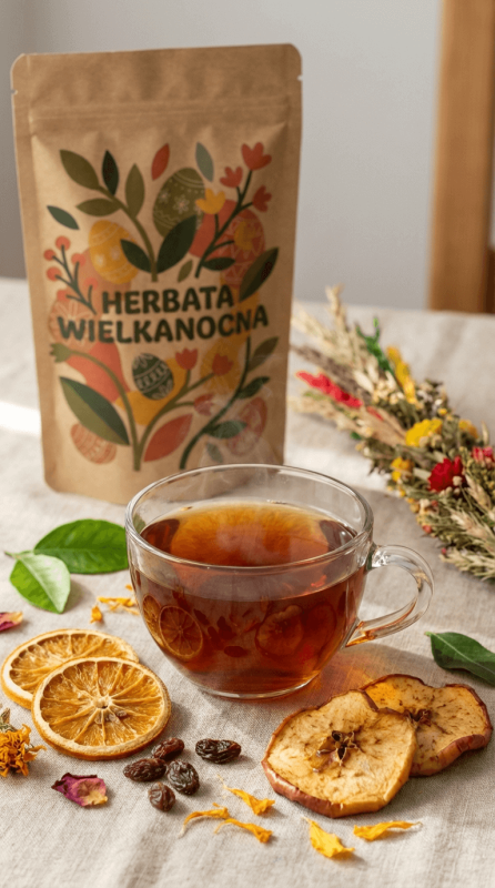 HERBATA CZARNA WIELKANOCNA BABKA 50 g na prezent ozdobna torebka upominek (1).jpg