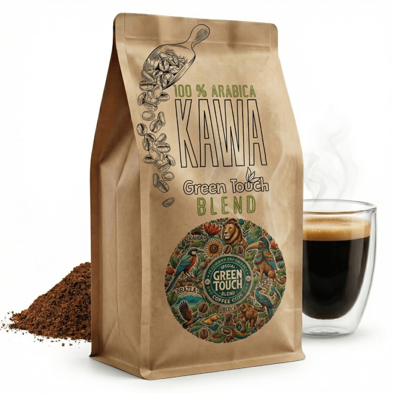 Kawa mielona Green Touch Blend 100% arabica Brazylia, Uganda, Peru, Honduras 1 kg.jpeg