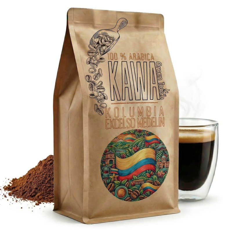 Kawa mielona Kolumbia Excelso Medelin 1 kg.jpg