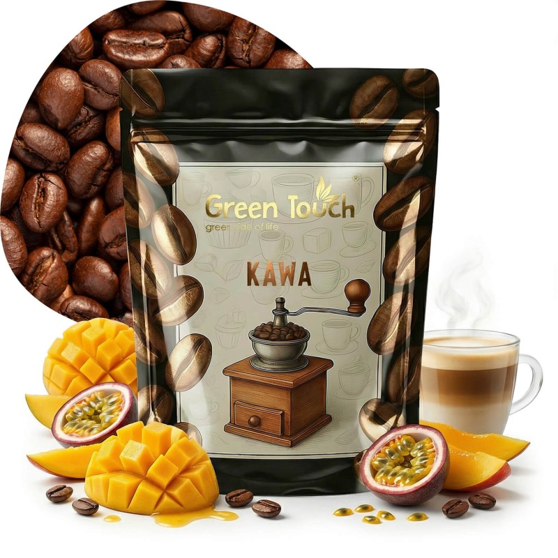 Kawa smakowa marakuja z mango arabica 200 g o smaku owocowym.jpg