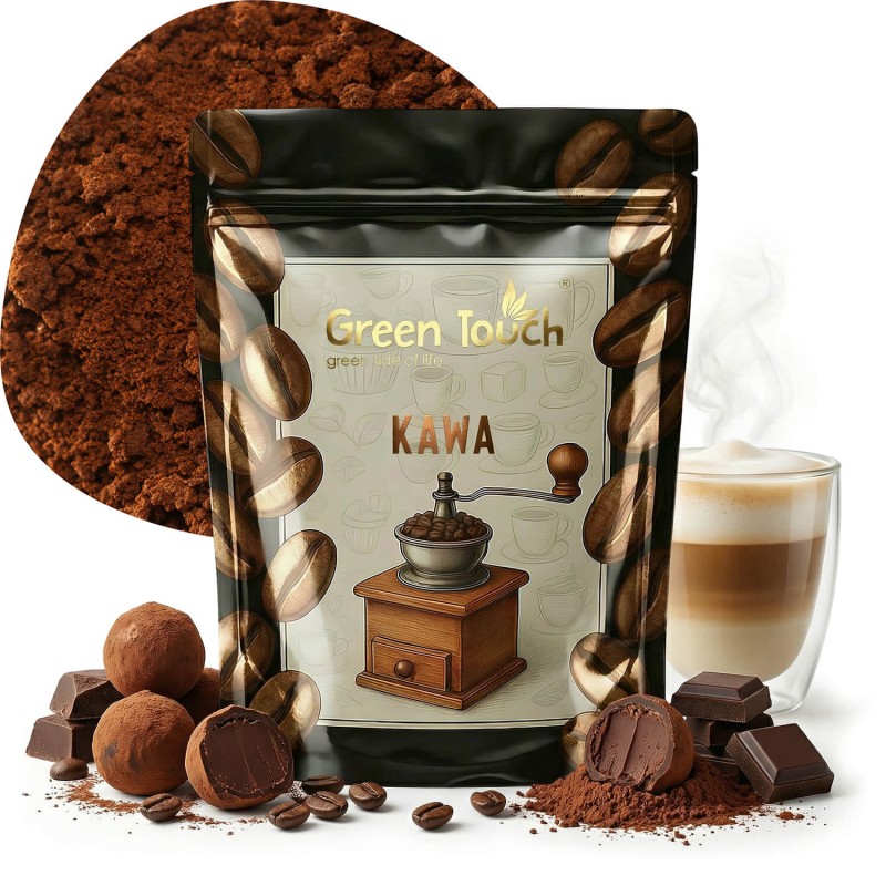 Kawa smakowa trufla belgijska arabica 200 g o smaku praliny.jpg