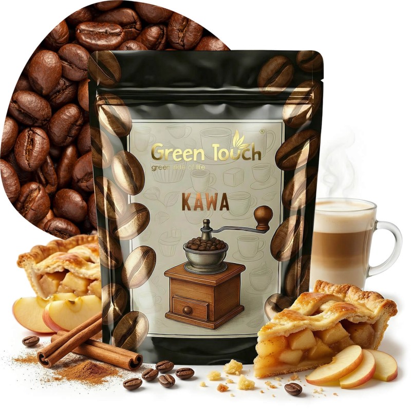 Kawa smakowa szarlotka jabłko cynamon ciasto 200 g (1).jpg