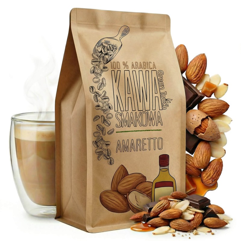 Kawa smakowa amaretto likier migdałowy arabica 250 g.jpg