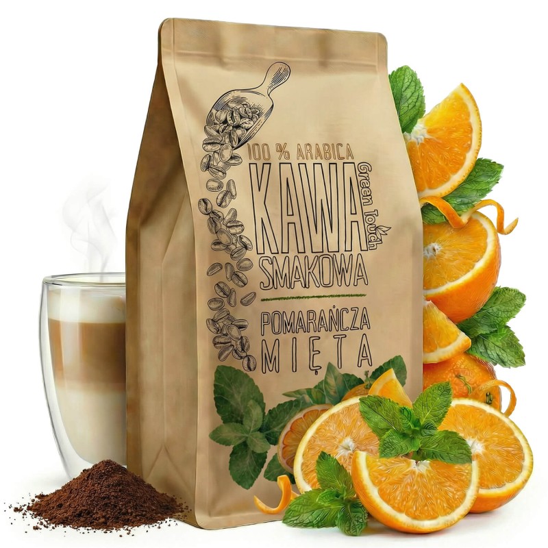 Kawa pomarańcza z miętą miętowa pomarańczowa 250 g.jpg