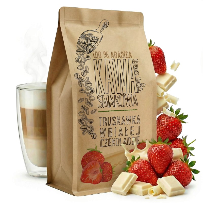 Kawa smakowa truskawkowa z białą czekoladą 250 g.jpg