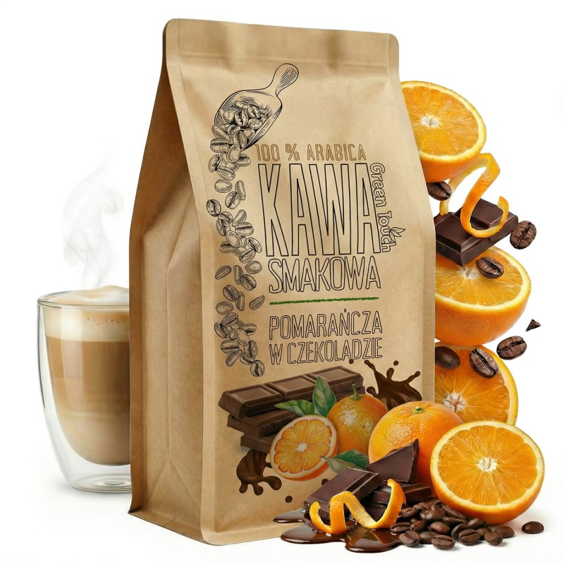 Kawa ziarnista smakowa pomarańcze w czekoladzie 250 g.jpg