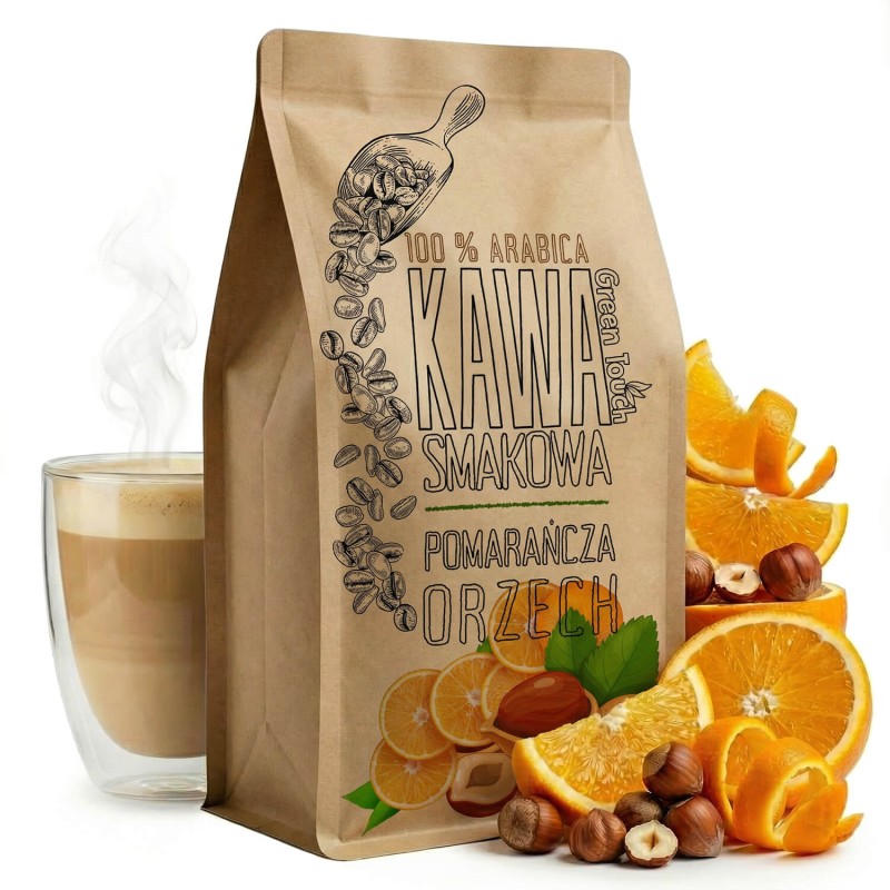 Kawa smakowa pomarańczowo orzechowa arabica 250 g.jpg