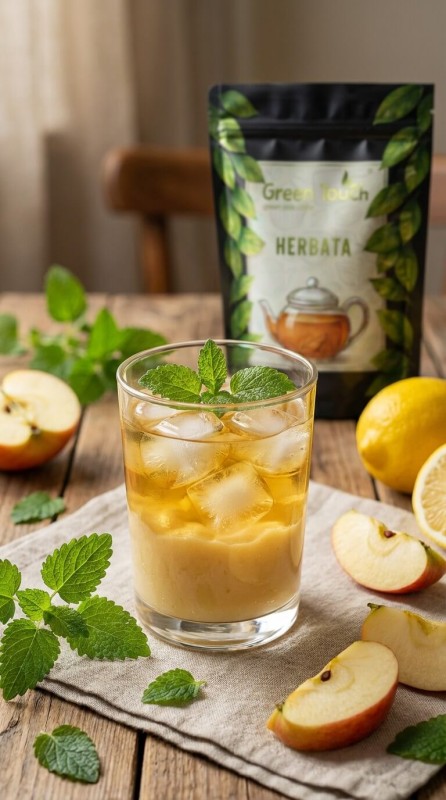 Herbata zielona Zielony Sen 50 g z pomarańczą, truskawką i jabłkiem (1).jpg