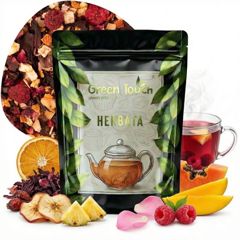 Herbata owocowa Kolorowa Rozkosz 100 g napar malina liofilizowana herbatka.jpg