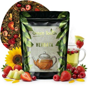 Herbata zielona Rajski Sad 50 g z liofilizowaną truskawką i melonem