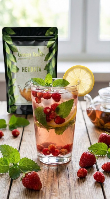 Herbata zielona Kraina Poziomek 50 g z poziomką i nagietkiem (1).jpg