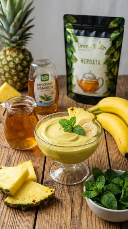 Herbata zielona Miłosny Uśmiech 50 g z ananasem i papają egzotyczna (1).jpg