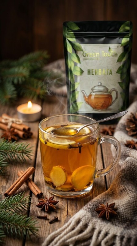 Herbata zielona Imbir z Cytryną 50 g z imbirem i skórką cytrynową (1).jpg